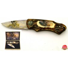 Deer Collector Knife with Wood display Box